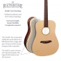 Rathbone Double Top Acoustic Guitar. Increased strength. Greater flexibility. Exceptional resonance! 